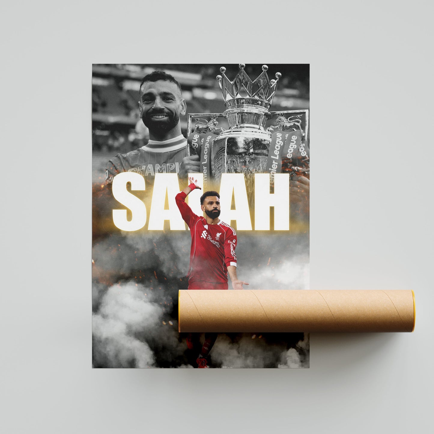 Mo Salah Liverpool Football Poster