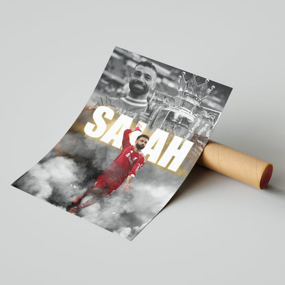 Mo Salah Liverpool Football Poster