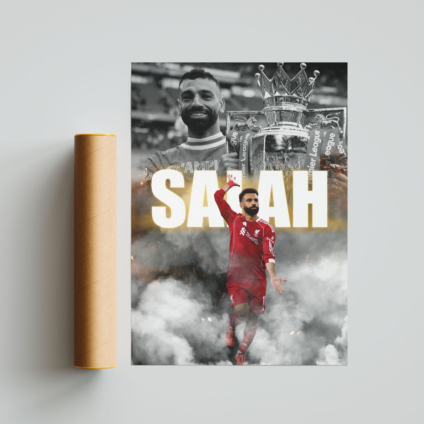 Mo Salah Liverpool Football Poster
