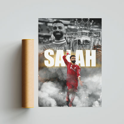 Mo Salah Liverpool Football Poster
