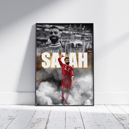 Mo Salah Liverpool Football Poster