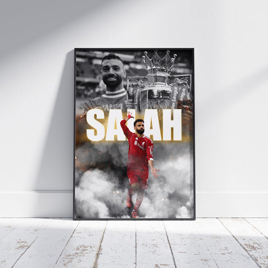 Mo Salah Liverpool Football Poster