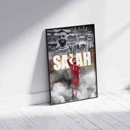 Mo Salah Liverpool Football Poster