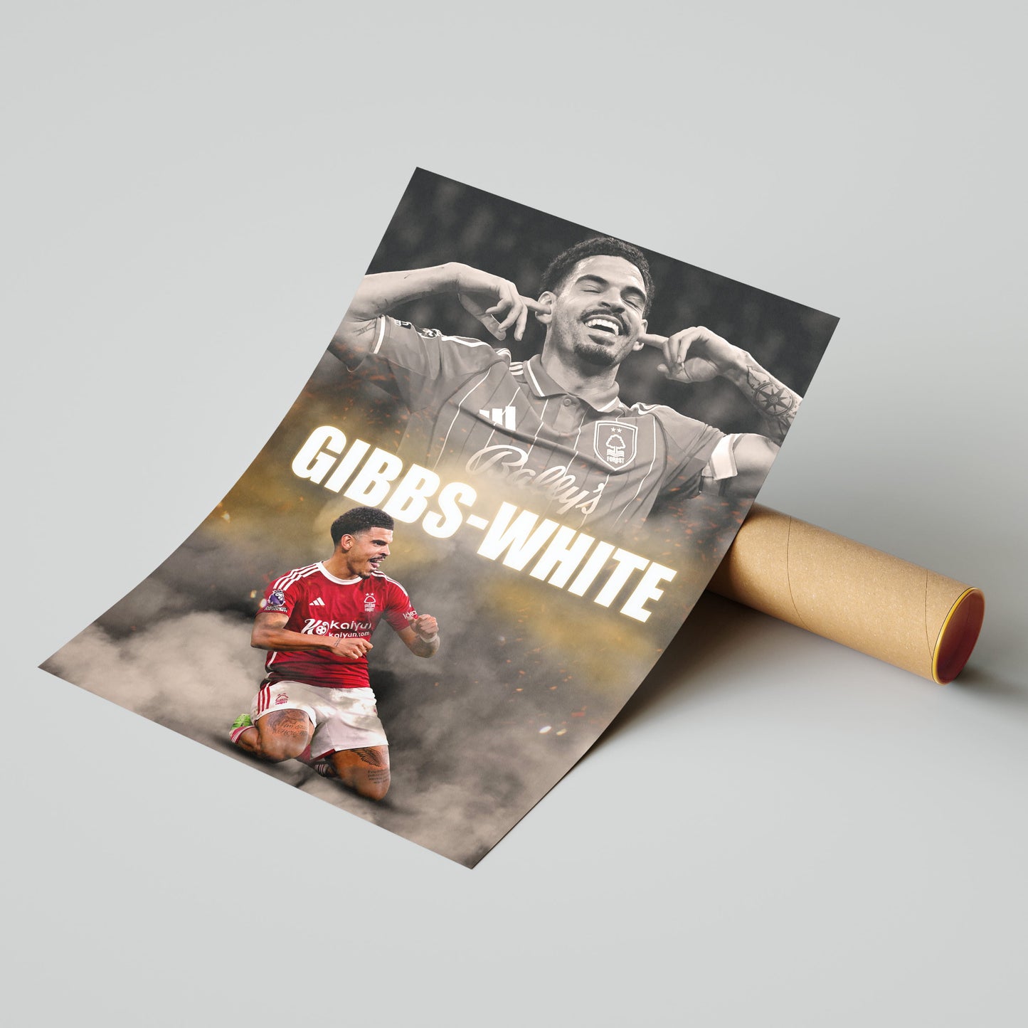 Morgan Gibbs-White Nottingham Forest Poster