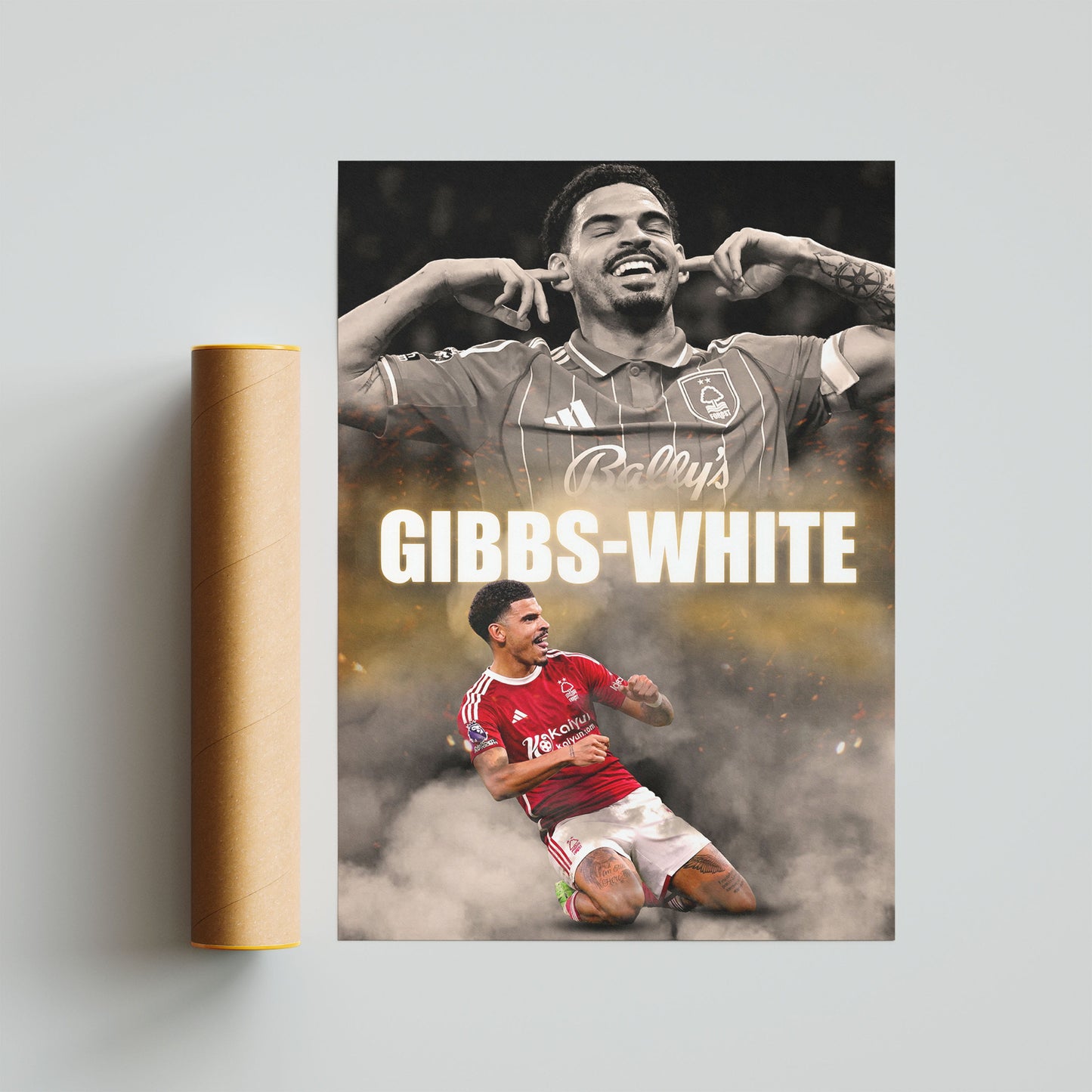 Morgan Gibbs-White Nottingham Forest Poster