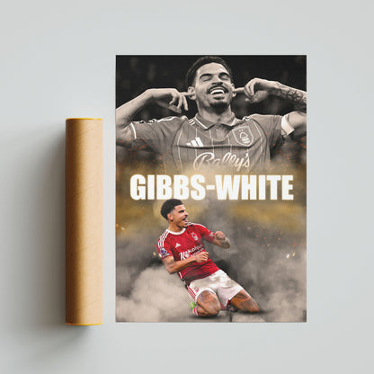 Morgan Gibbs-White Nottingham Forest Poster
