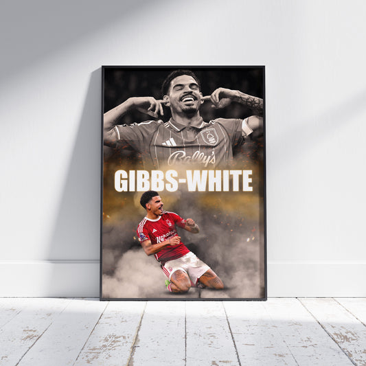Morgan Gibbs-White Nottingham Forest Poster