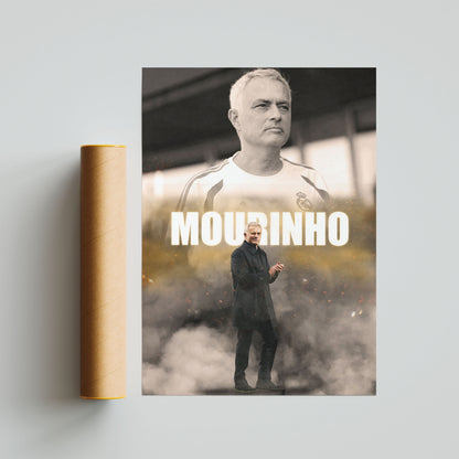 Jose Mourinho Real Madrid Football Poster