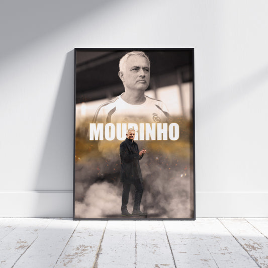 Jose Mourinho Real Madrid Football Poster