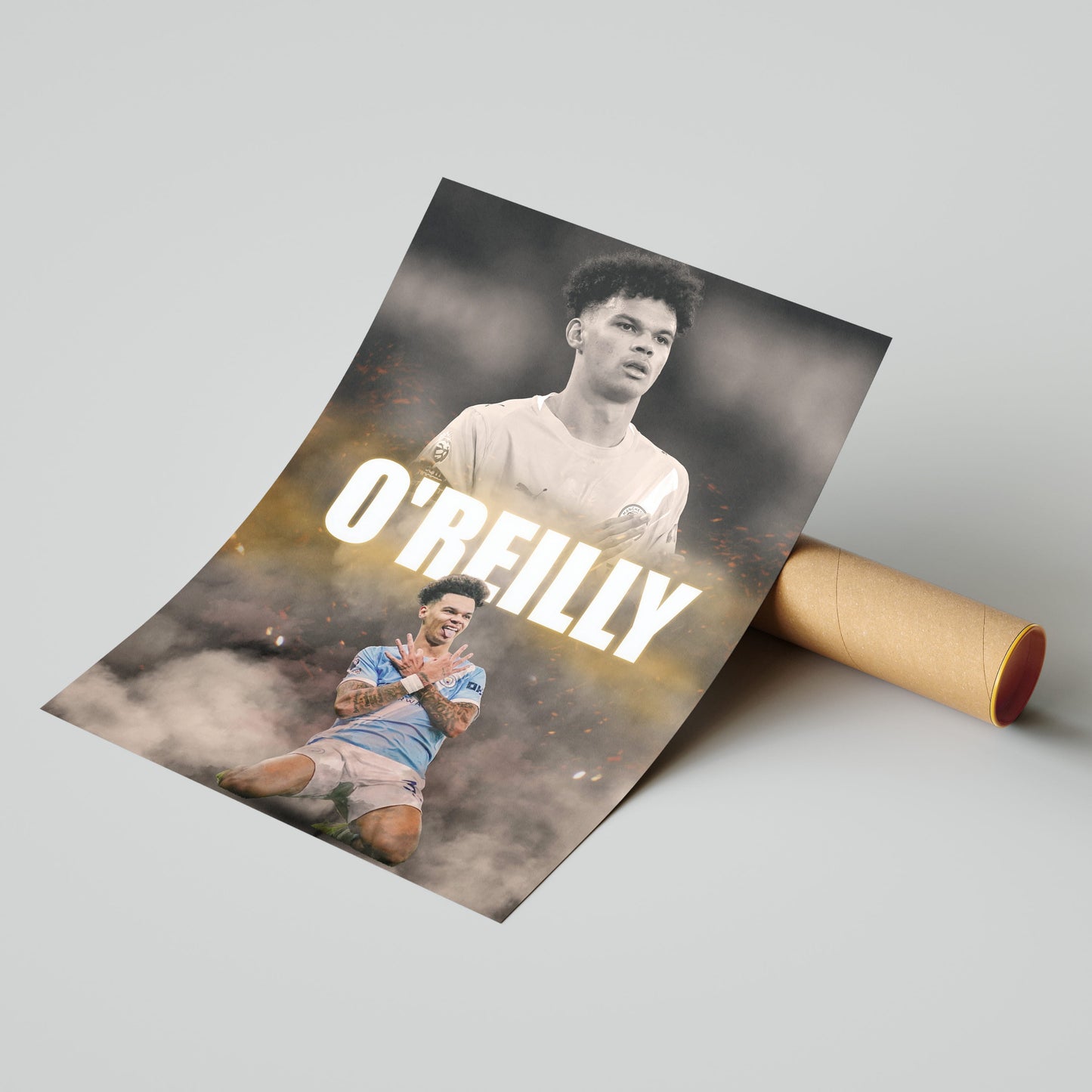 Nico O'Reilly Man City Football Poster