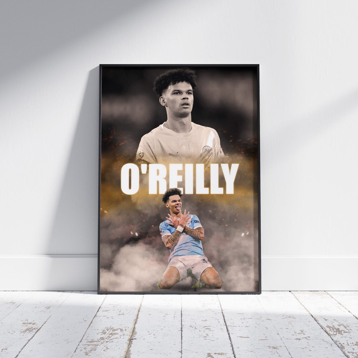 Nico O'Reilly Man City Football Poster