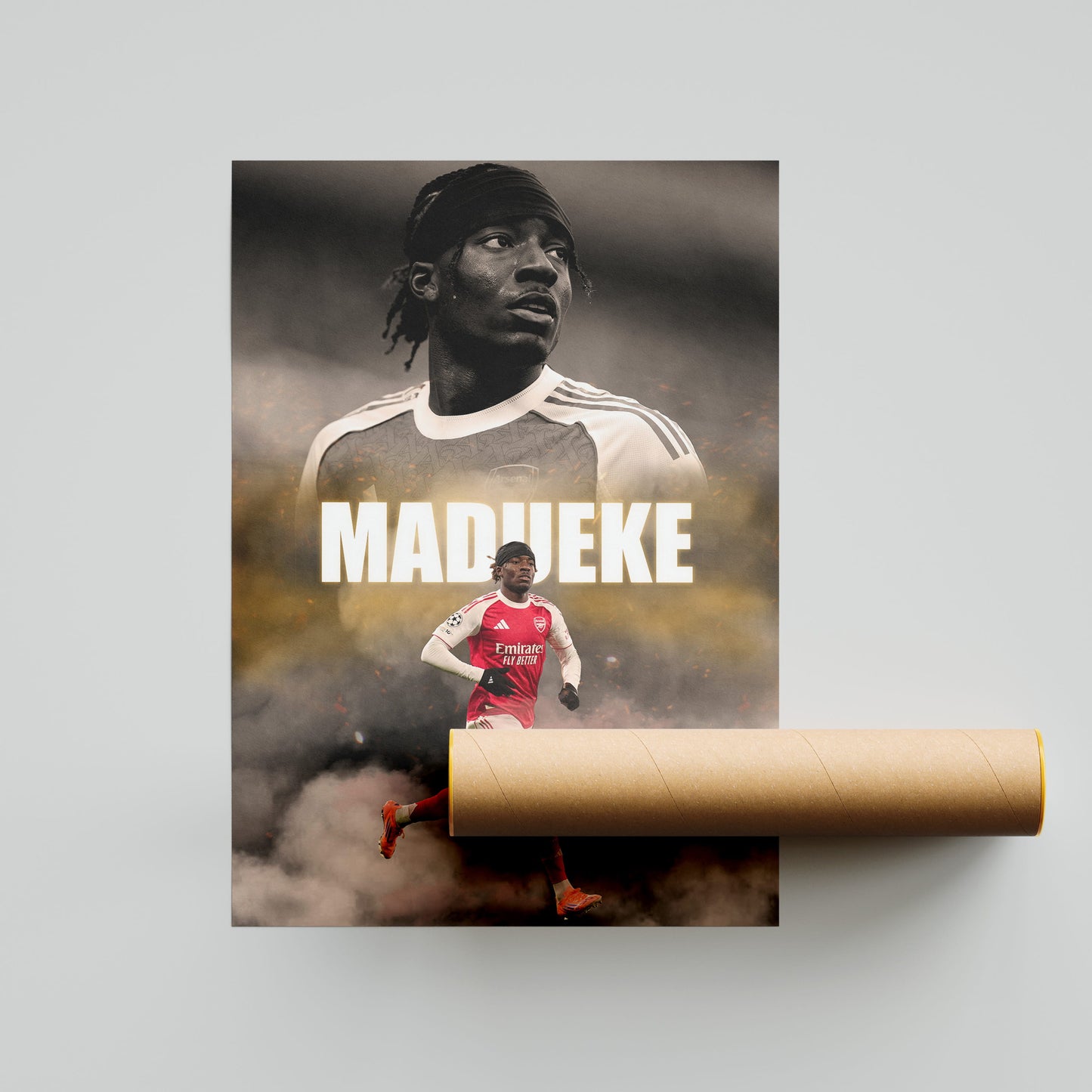 Noni Madueke Arsenal Football Poster