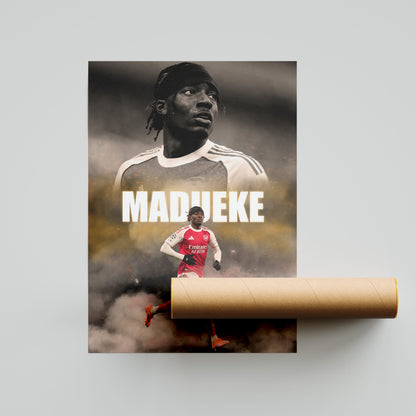 Noni Madueke Arsenal Football Poster