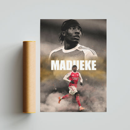 Noni Madueke Arsenal Football Poster