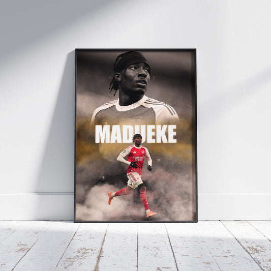 Noni Madueke Arsenal Football Poster