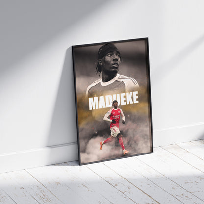 Noni Madueke Arsenal Football Poster