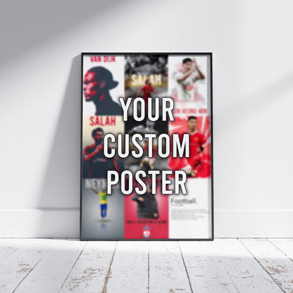 Custom Football Poster