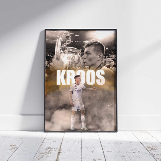 Toni Kroos Real Madrid Football Poster