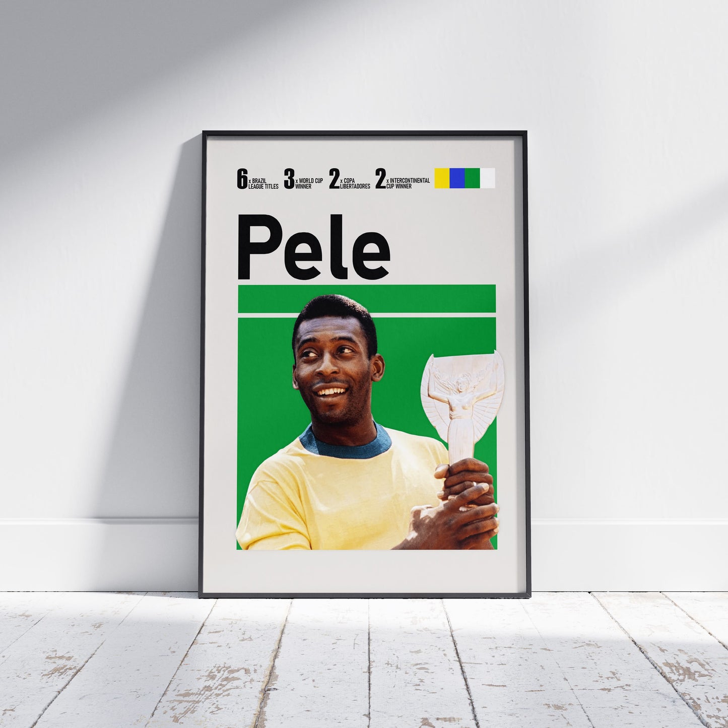 Pele Football Poster