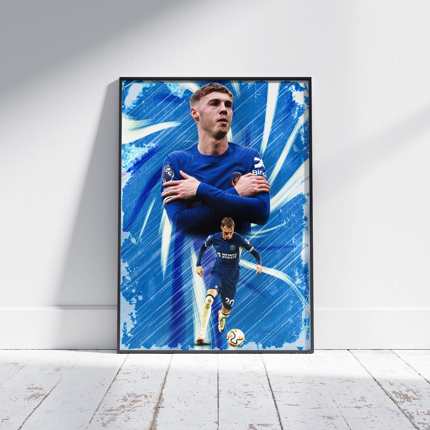 Cole Palmer Chelsea Football Poster - FootballCorner