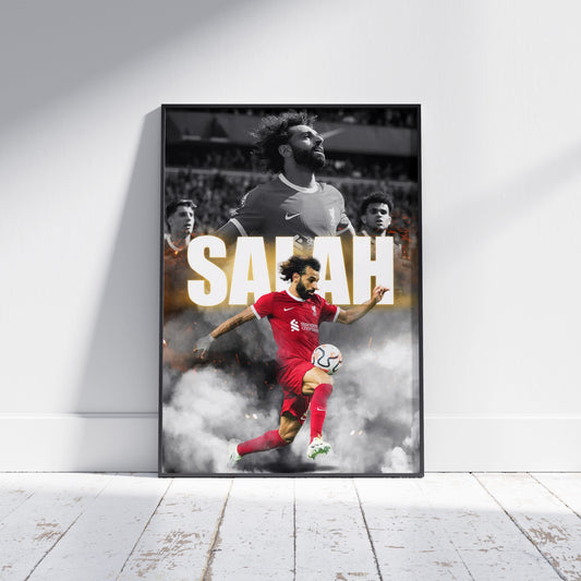 Mohamed Salah Liverpool Football Poster