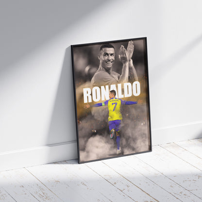 Cristiano Ronaldo Fußballplakat, Real Madrid