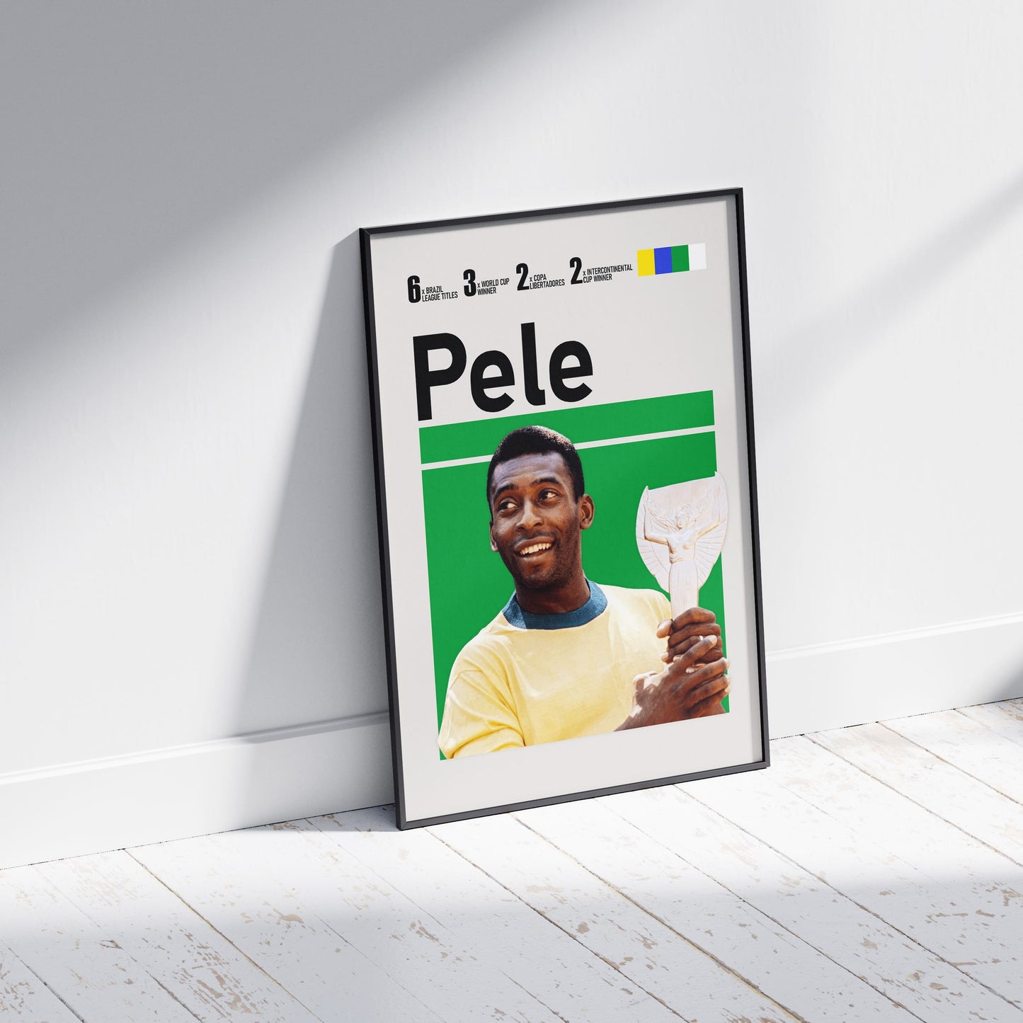 Pele Football Poster