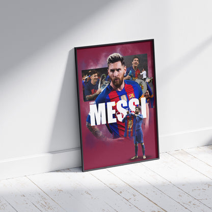 Lionel Messi Barcelona Poster