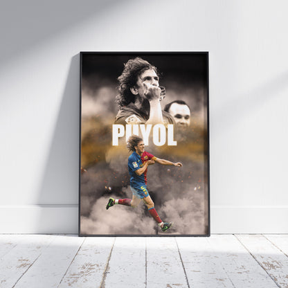 Carles Puyol Barcelona Football Poster