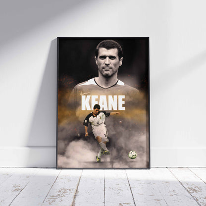 Roy Keane Manchester Utd Football Poster - FootballCorner