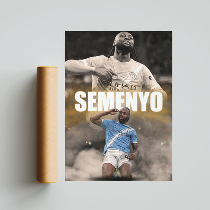 Antoine Semenyo Man City Football Poster