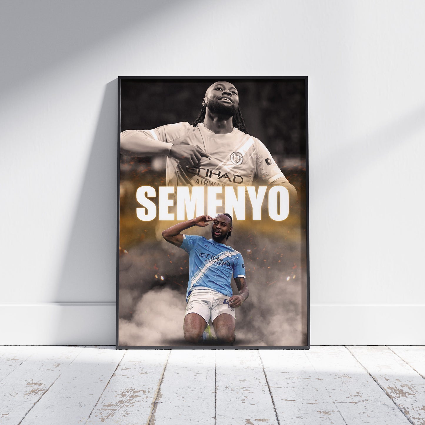 Antoine Semenyo Man City Football Poster