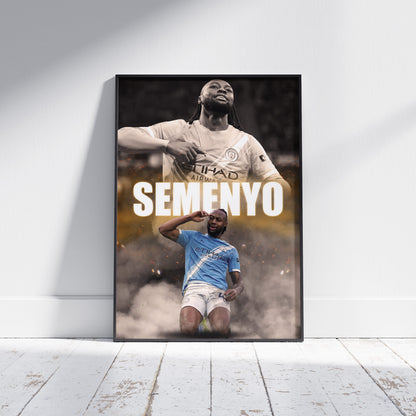 Antoine Semenyo Man City Football Poster