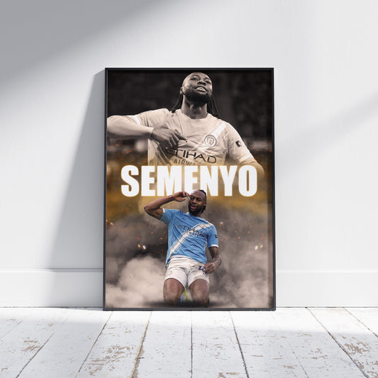 Antoine Semenyo Man City Football Poster