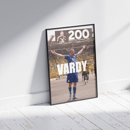 Jamie Vardy Leicester City Football Poster Print