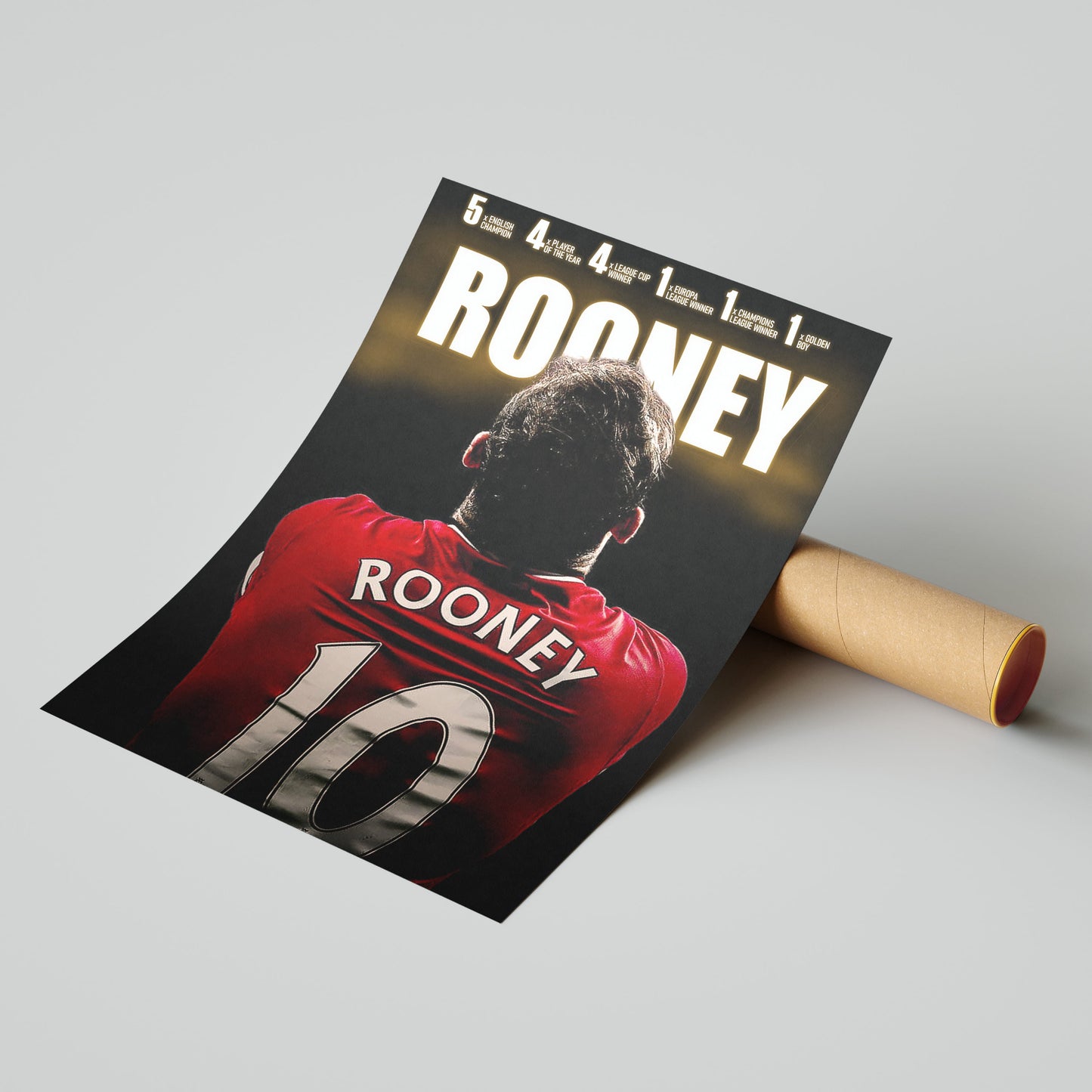 Wayne Rooney Football Poster
