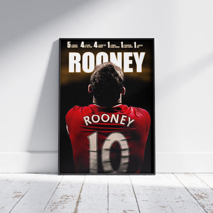 Wayne Rooney Football Poster