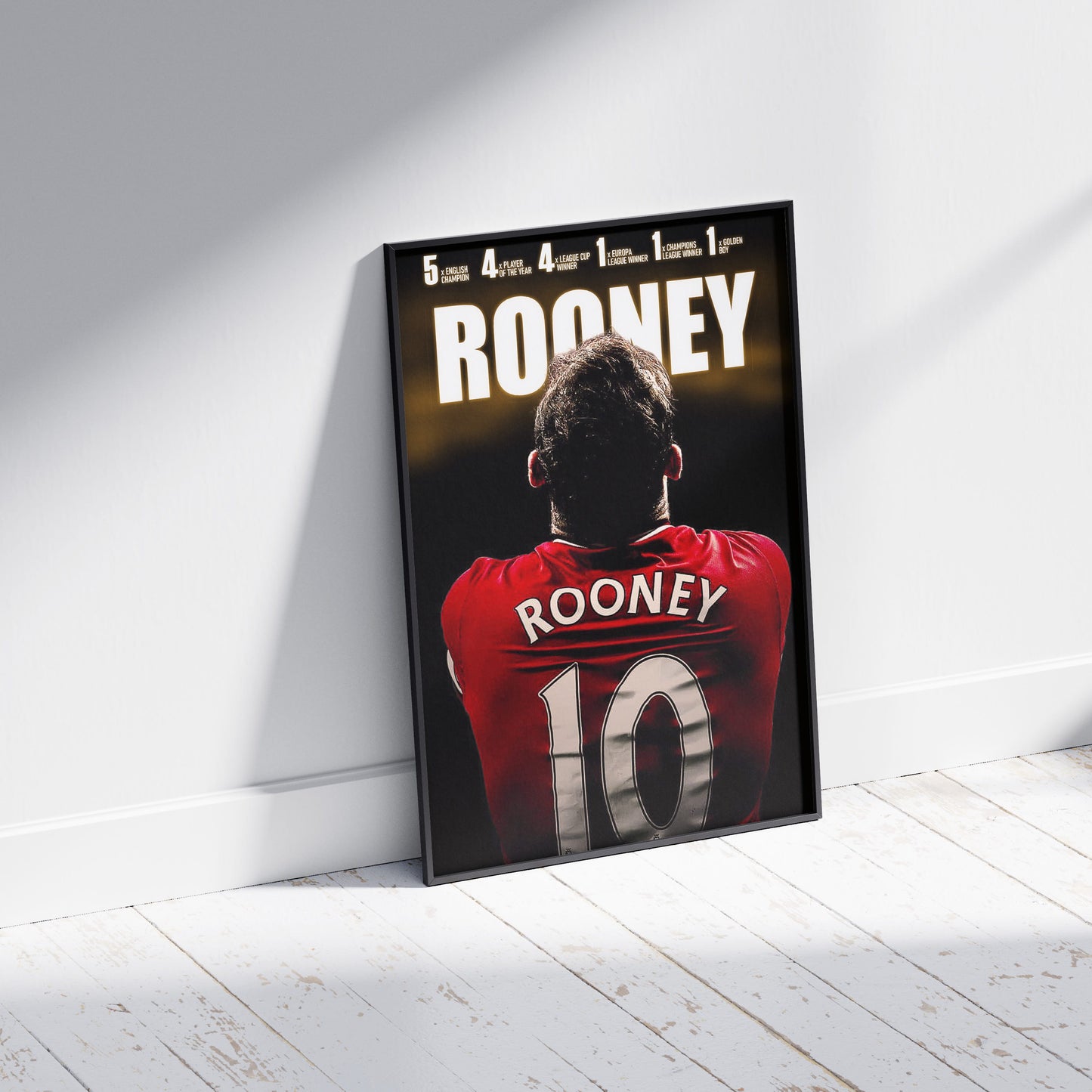 Wayne Rooney Football Poster