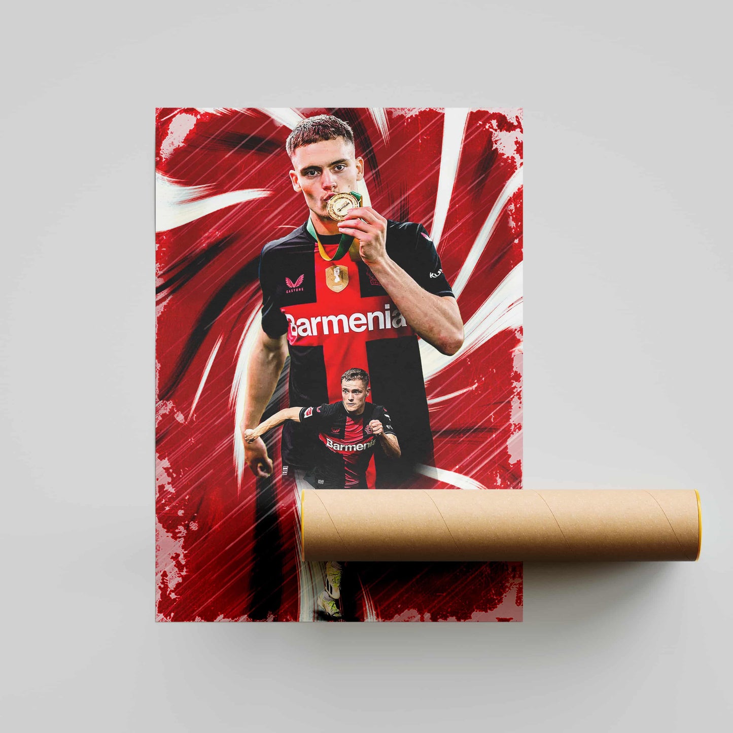 Florian Wirtz Bayer Leverkusen Poster Print