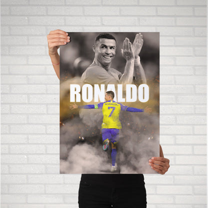 Cristiano Ronaldo Fußballplakat, Real Madrid