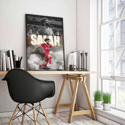 Mohamed Salah Liverpool Football Poster