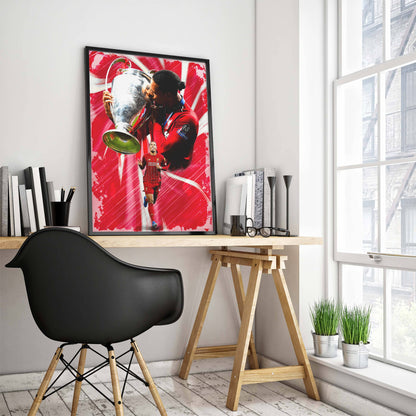 Virgil van Dijk Liverpool Football Poster