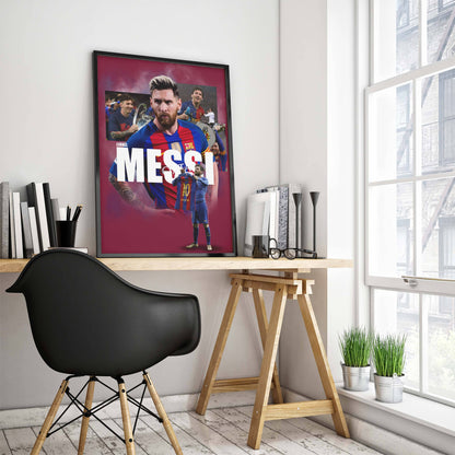 Lionel Messi Barcelona Poster